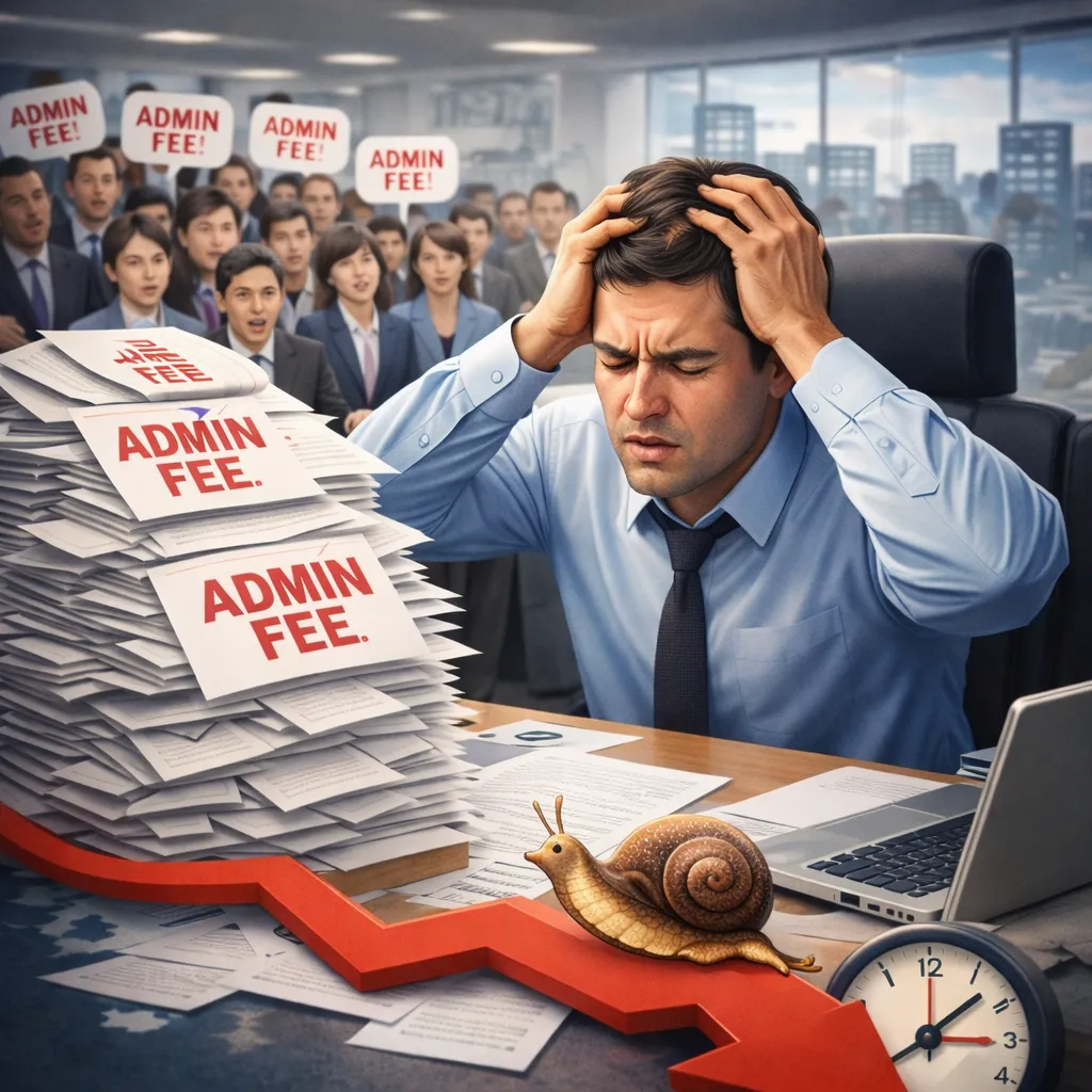 人手多但效率低